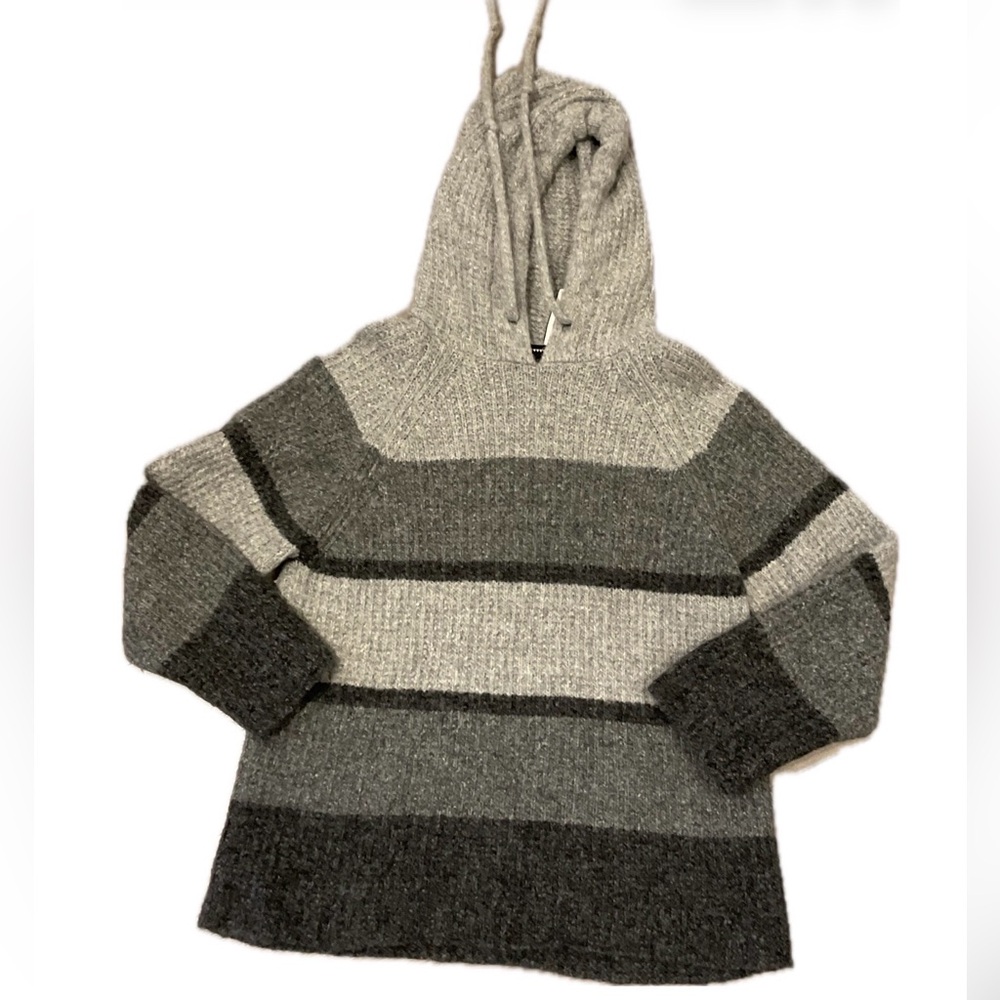 ***5 Hearts **💕 Women's Striped Wool-mix   Hoodie Sweat